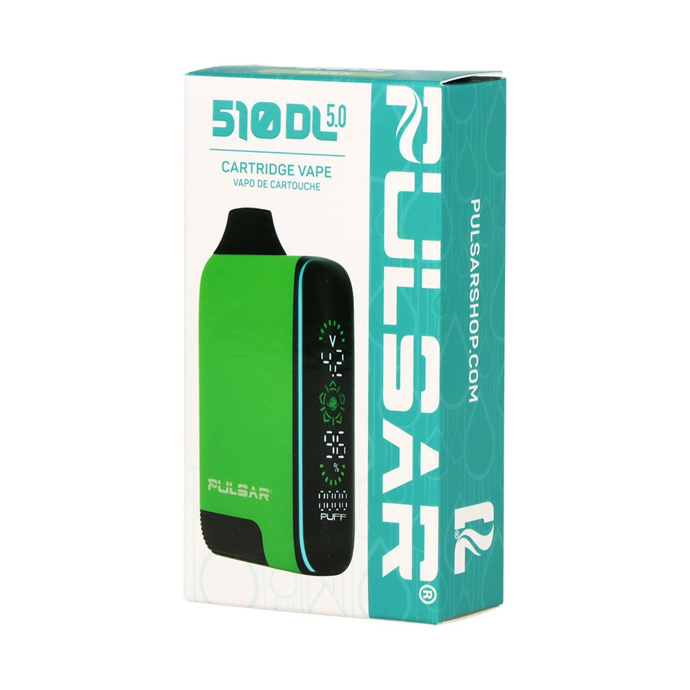 Pulsar 510 DL 5.0 Precision Voltage Control LCD Screen Vape Bar | 1000mAh, BDD Wholesale