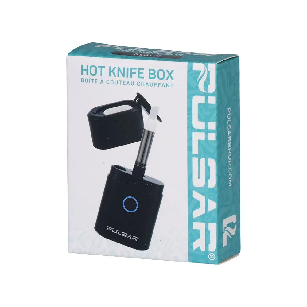 Pulsar Hot Knife Box 2-in-1 Electric Loading Tool & Dab Container | Black | 650mAh | 8pc Display, BDD Wholesale