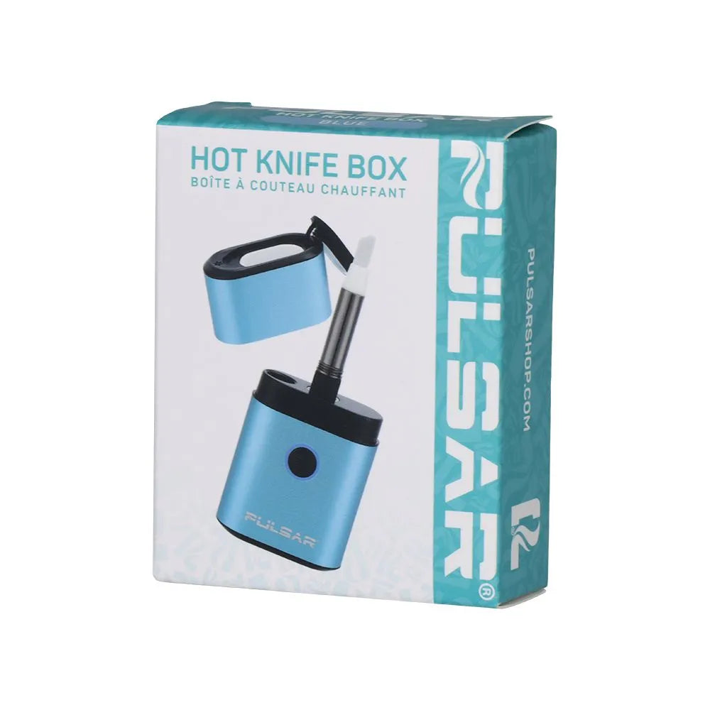 Pulsar Hot Knife Box 2-in-1 Electric Loading Tool & Dab Container | Black | 650mAh | 8pc Display, BDD Wholesale