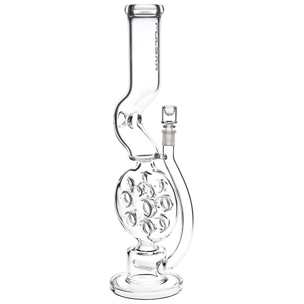 Pulsar Swiss Perc Kink Neck Glass Water Pipe - 18" / 14mm F, BDD Wholesale