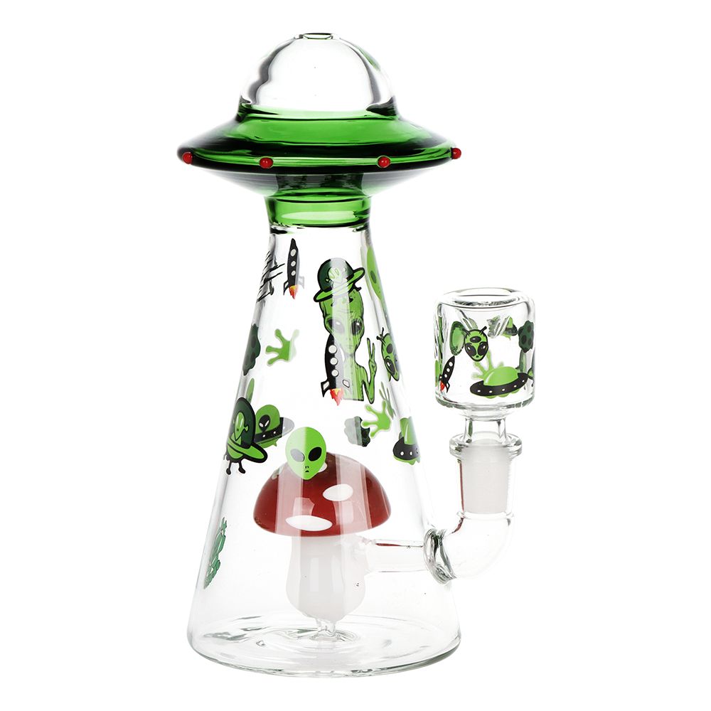SeshGear Interstellar Trip Glass Water Pipe - 7.25" / 14mm F, BDD Wholesale