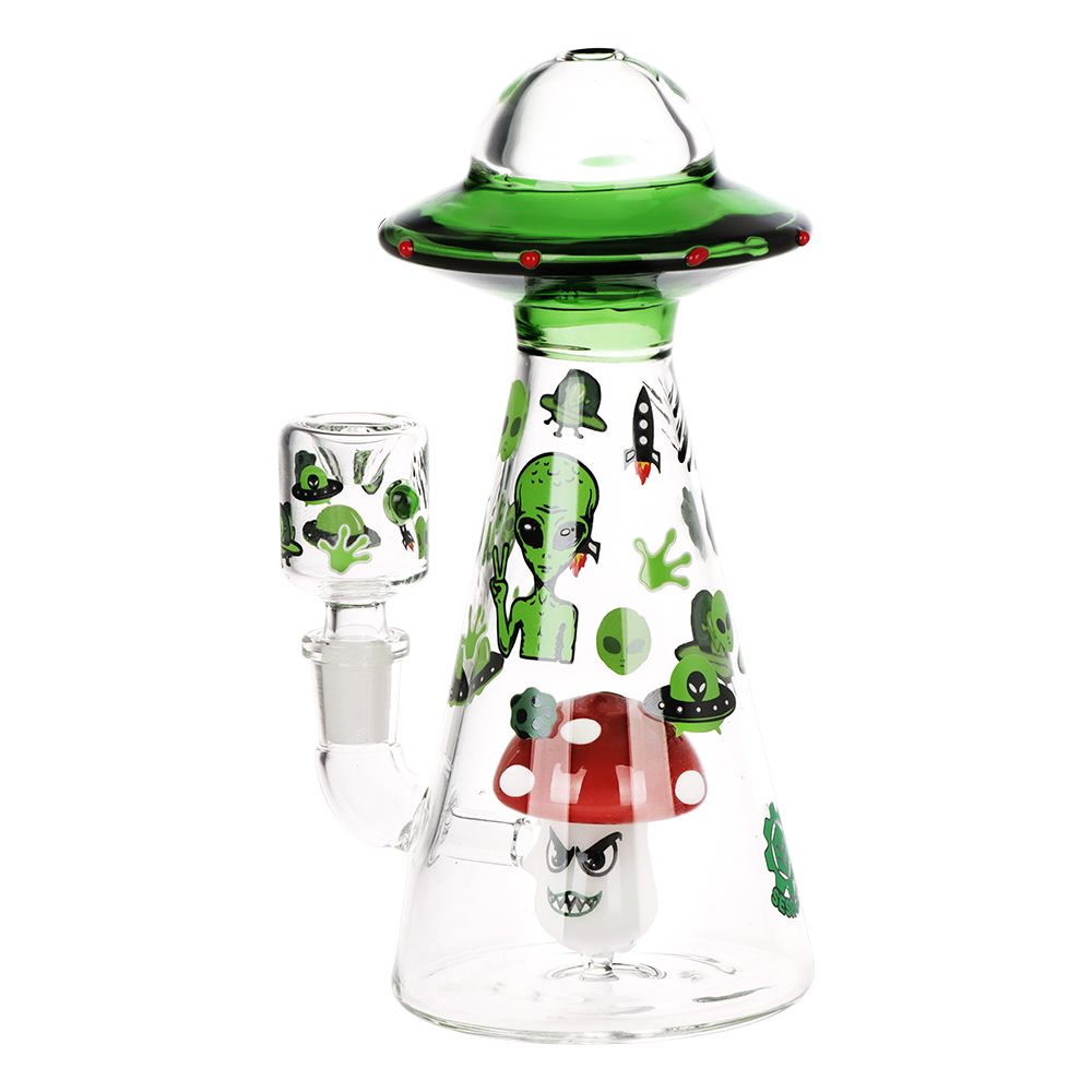 SeshGear Interstellar Trip Glass Water Pipe - 7.25" / 14mm F, BDD Wholesale