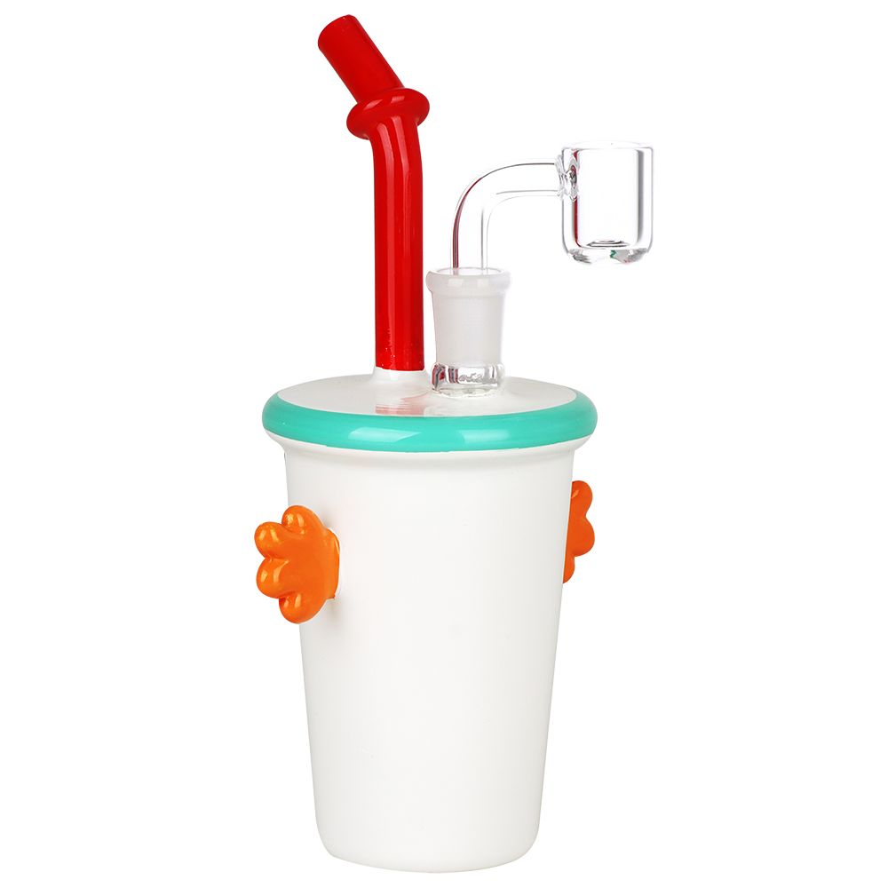 Seshgear Drink Cup Dude Glass Dab Rig - 8" / 14mm F, BDD Wholesale