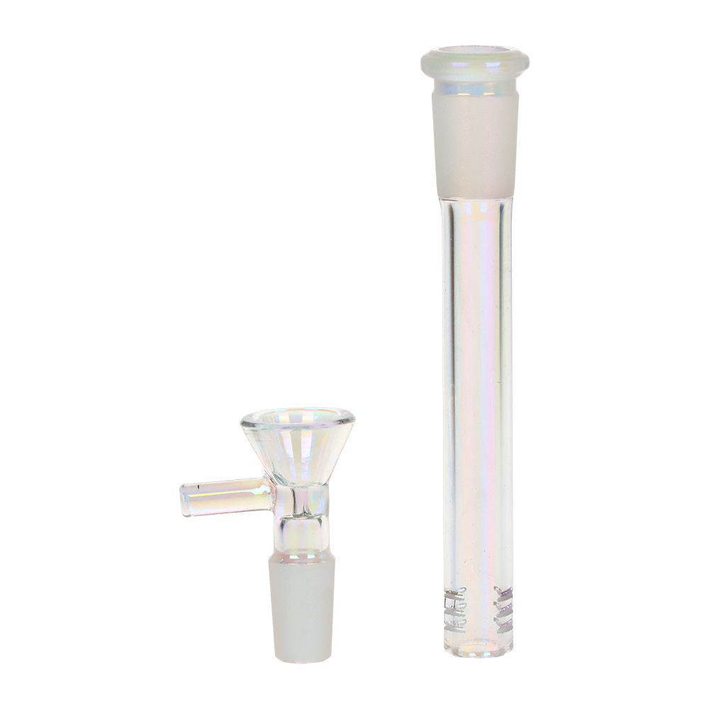 SeshGear Twist Straight Tube Glass Water Pipe - 13.75" / 14mm F, BDD Wholesale