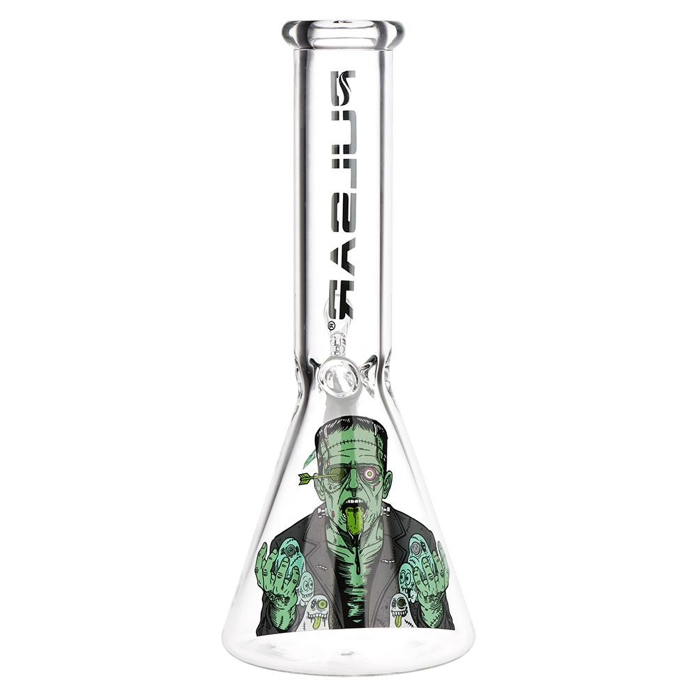 Pulsar FrankenGhoul Beaker Glass Water Pipe - 9.75" / 14mm F, BDD Wholesale