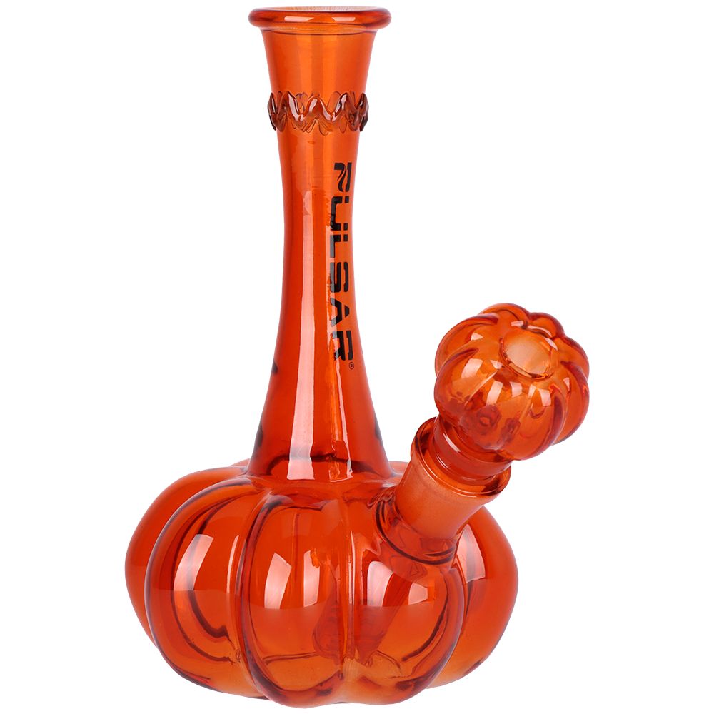 Pulsar Pumpkin Glass Water Pipe - 7.25" / 14mm F, BDD Wholesale