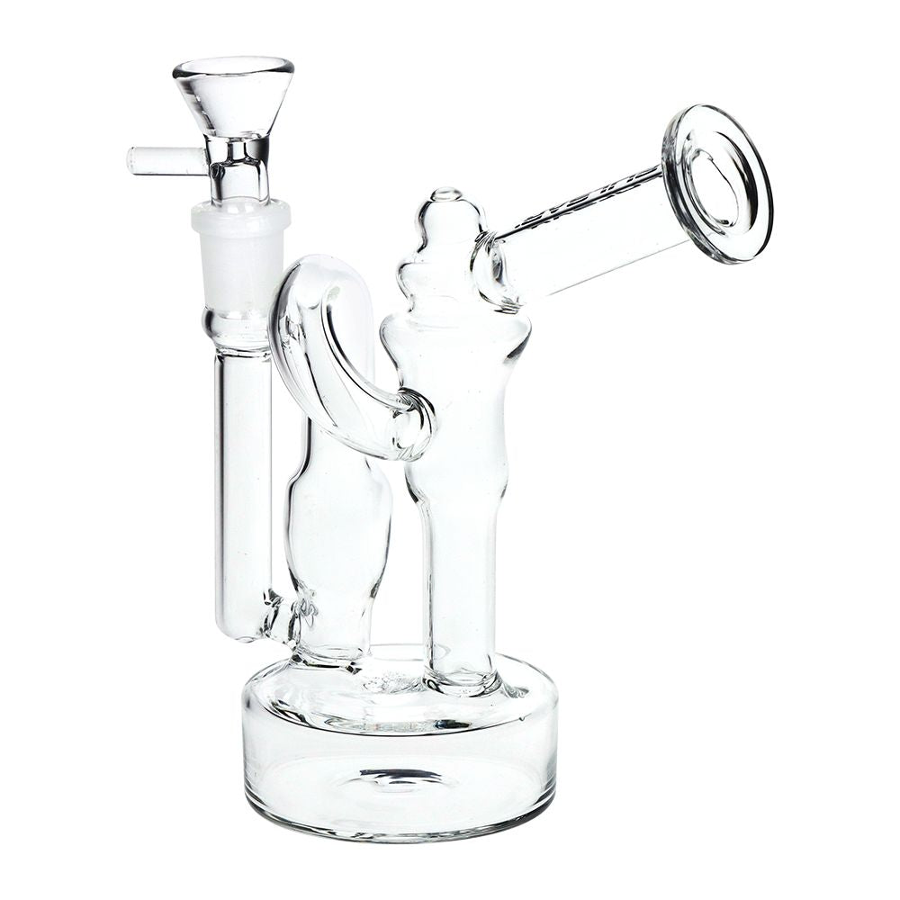 3CT BUNDLE - Pulsar Upside Down Recycler Water Pipe - 6" /14mm F / Assorted Colors, BDD Wholesale