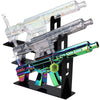 SeshGear M4 Carbine Machine Gun Glass Water Pipe w/ Stand - 20.25" / 14mm F / Colors Vary, BDD Wholesale