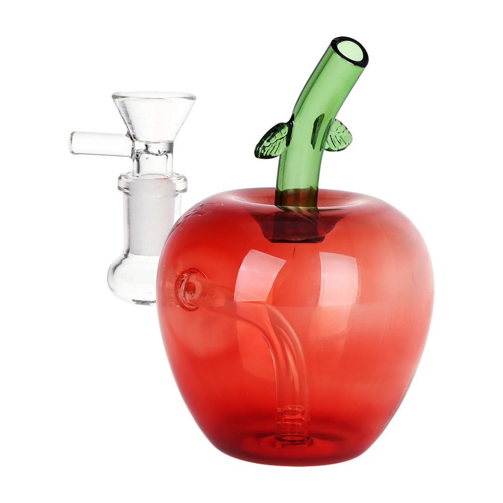 SeshGear Poison Apple Glass Water Pipe - 4.75" / 14mm F, BDD Wholesale