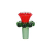 Pulsar Christmas Tree Perc Glass Straight Tube Water Pipe - 13" / 14mm F, BDD Wholesale