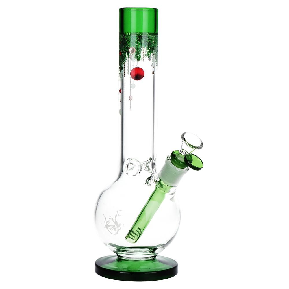 Pulsar Christmas Time Glass Bubble Base Water Pipe - 11.75" / 14mm F, BDD Wholesale