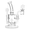 Pulsar Holidaze Series Glass Dab Rig Set - 8.25" / 14mm F / Snowflake, BDD Wholesale