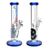 Grateful Dead x Pulsar Space Your Face Straight Tube Glass Water Pipe - 11.75" / 14mm F, BDD Wholesale