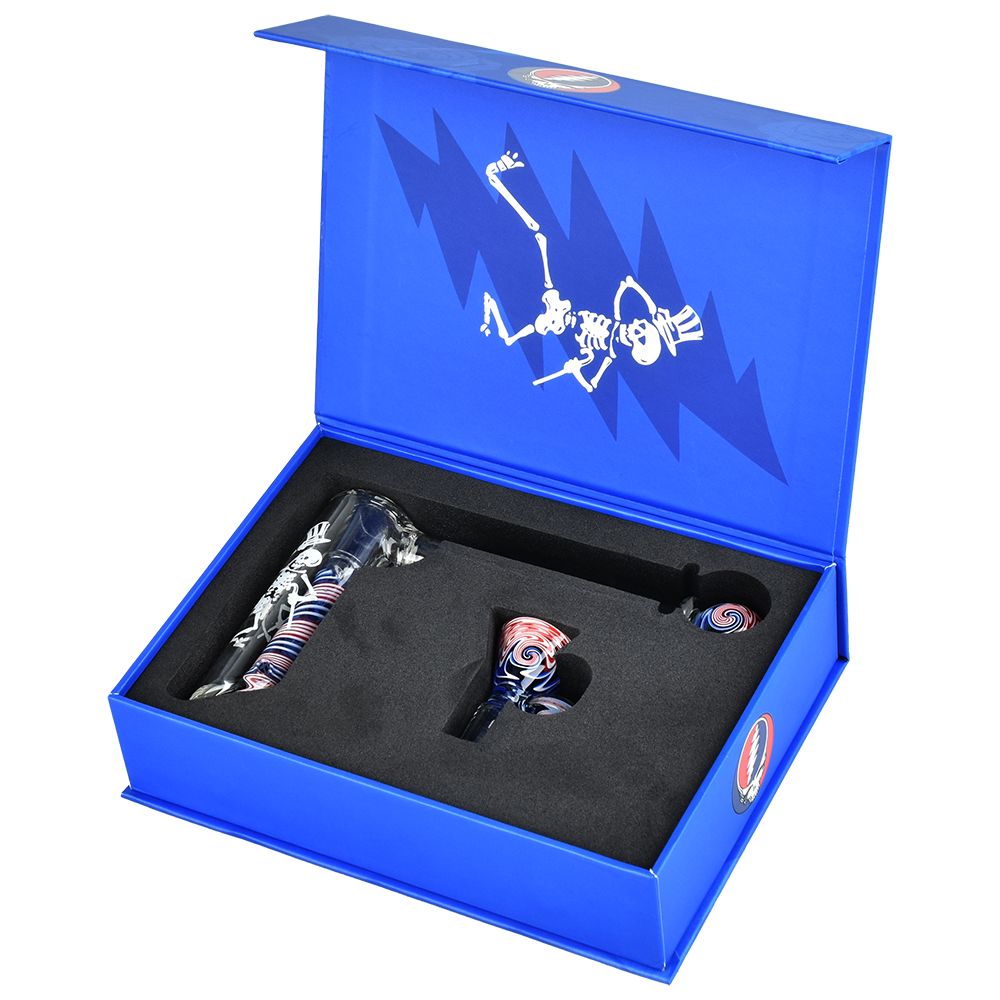 Grateful Dead x Pulsar Wig Wag Hammer Bubbler - 6.25" / 14mm F, BDD Wholesale