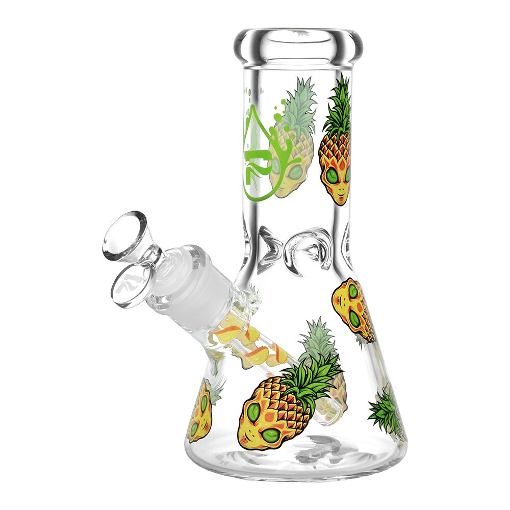 Pulsar Pinealien Design Series Glass Beaker Water Pipe - 8" / 14mm F, BDD Wholesale