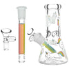Pulsar Caticorns Design Series Glass Beaker Water Pipe - 8" / 14mm F, BDD Wholesale