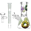 Pulsar Forbidden Donuts Design Series Glass Beaker Water Pipe - 7.75" / 14mm F, BDD Wholesale