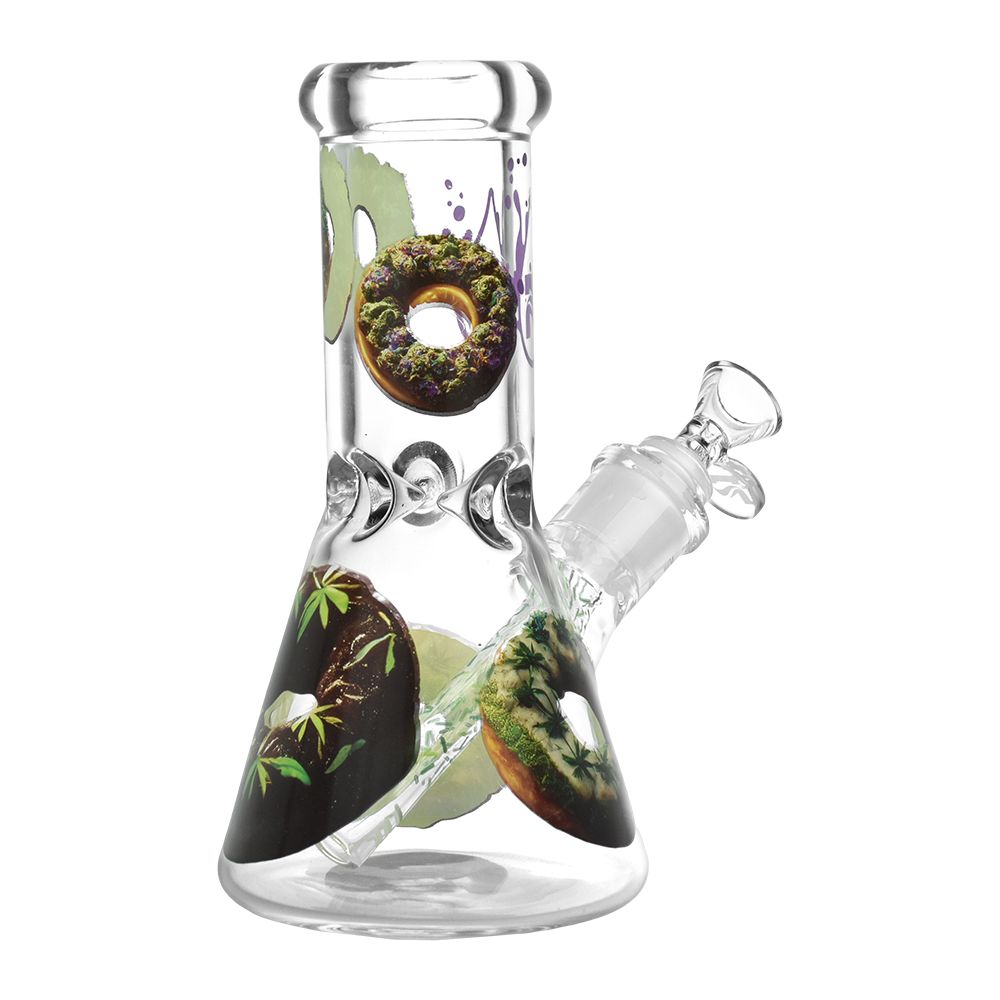 Pulsar Forbidden Donuts Design Series Glass Beaker Water Pipe - 7.75" / 14mm F, BDD Wholesale