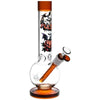 Pulsar Halloween Round Ball Glass Water Pipe - 11.75" / 14mm F, BDD Wholesale