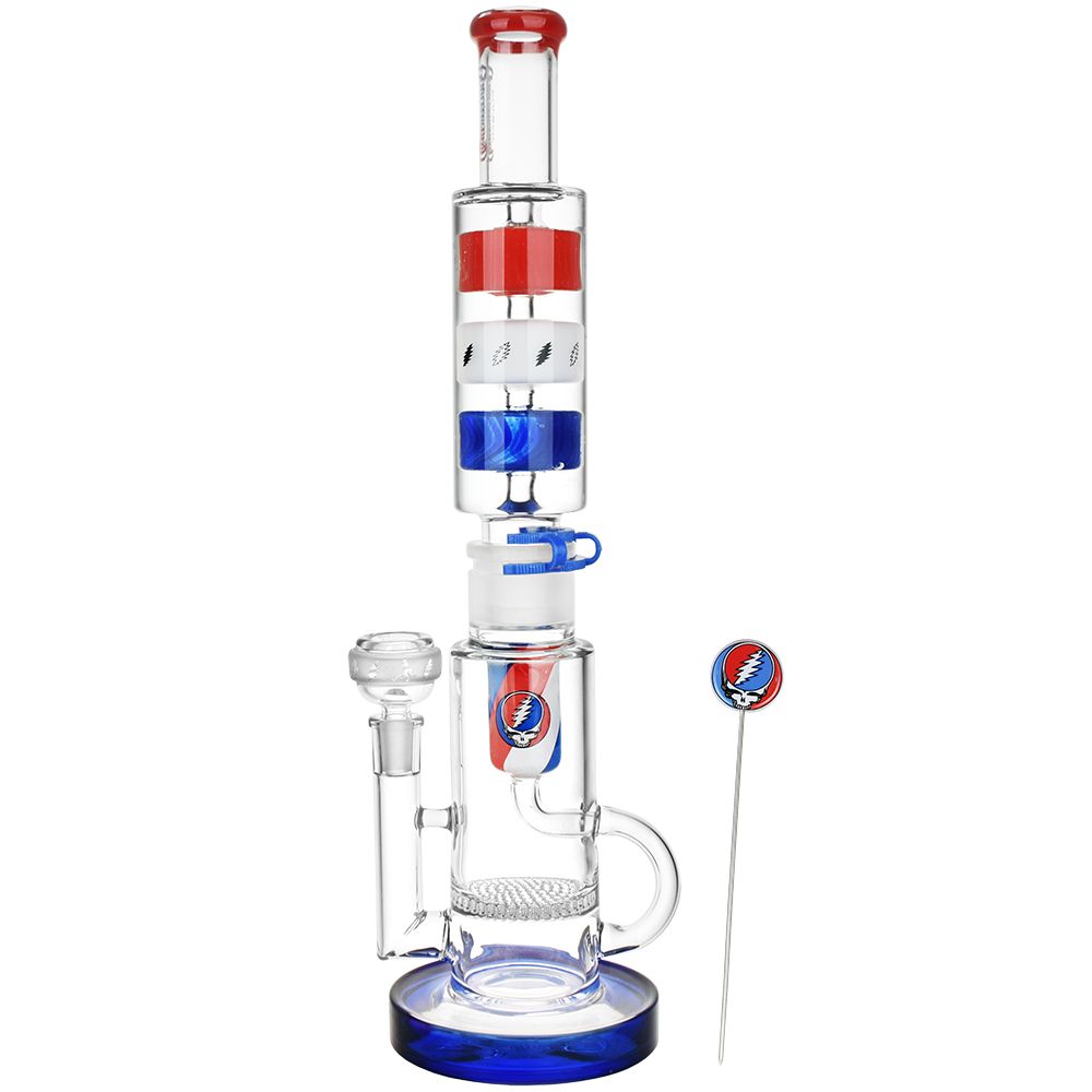 Grateful Dead x Pulsar Cool It Down Glycerin Water Pipe Kit - 16.5" / 14mm F, BDD Wholesale