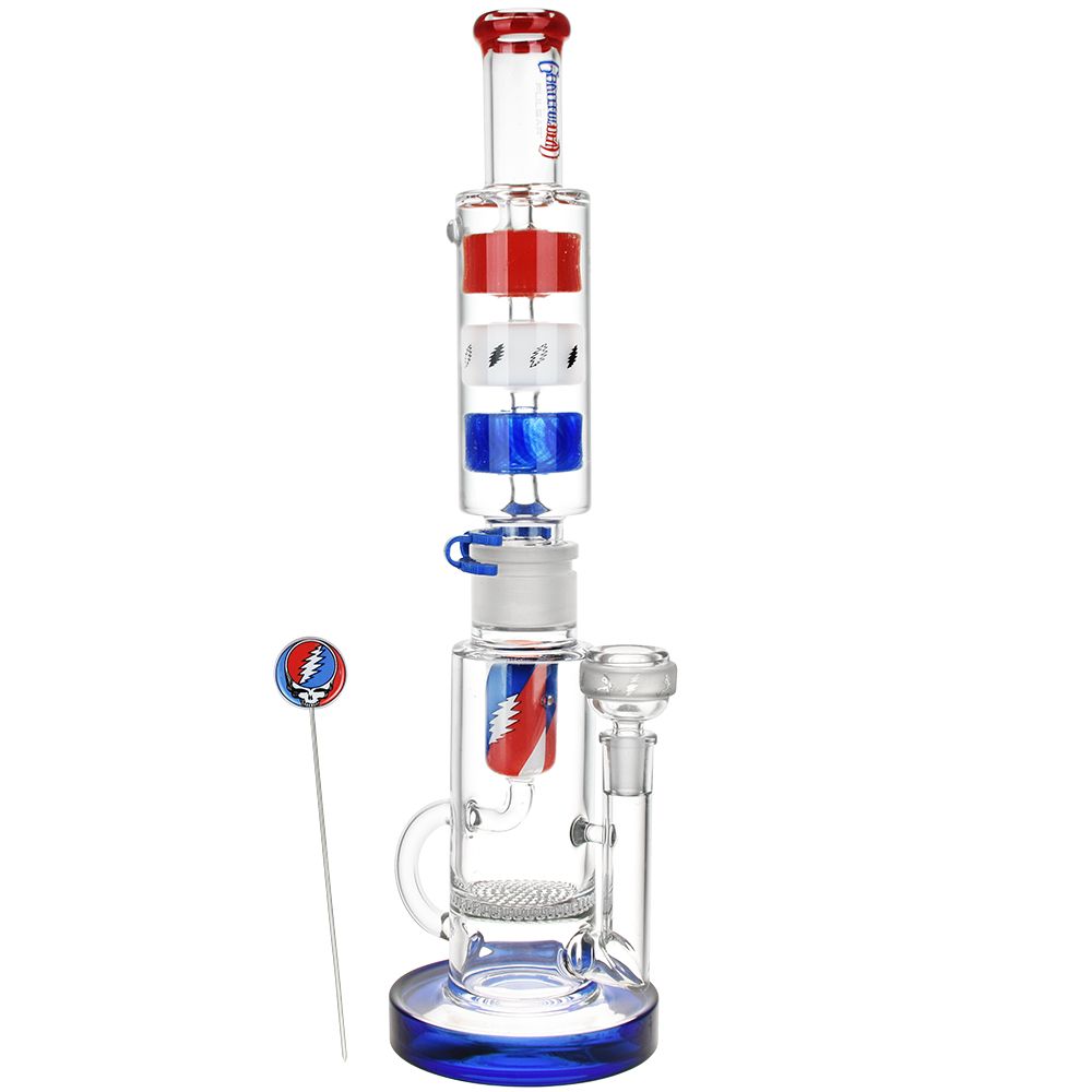 Grateful Dead x Pulsar Cool It Down Glycerin Water Pipe Kit - 16.5" / 14mm F, BDD Wholesale
