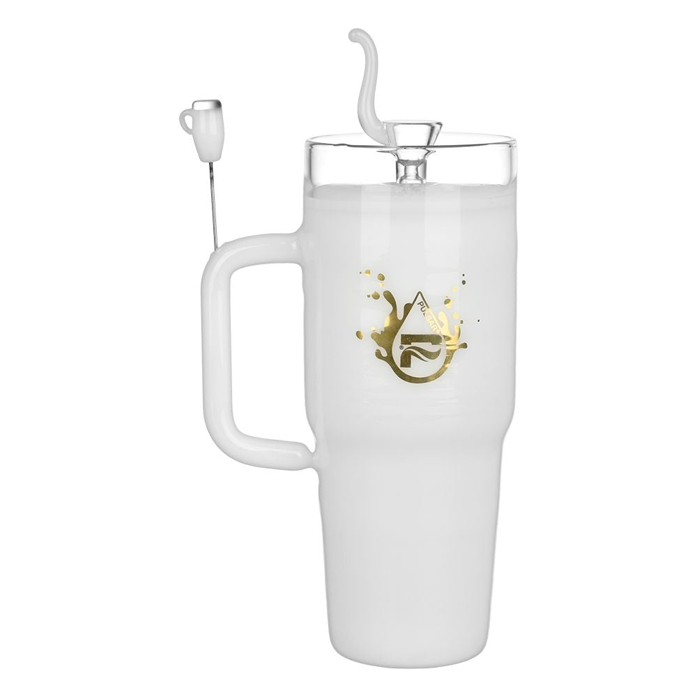 Pulsar Stonely Cup Glass Water Pipe | 8.5" | 14mm F, BDD Wholesale