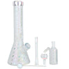 Grateful Dead x Pulsar Bolts And Skellies Glass Beaker Water Pipe Set | 13.75" | 14mm F, BDD Wholesale