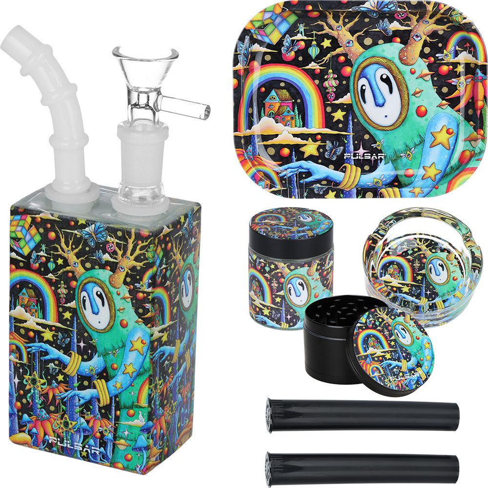 Pulsar Design Series Juicebox Water Pipe Smoker's Travel Kit, BDD Wholesale