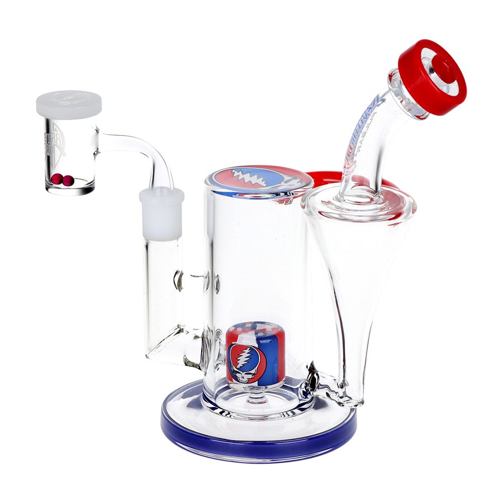 Grateful Dead x Pulsar Honest Tune Recycler Rig Set - 8.5" / 14mm F, BDD Wholesale