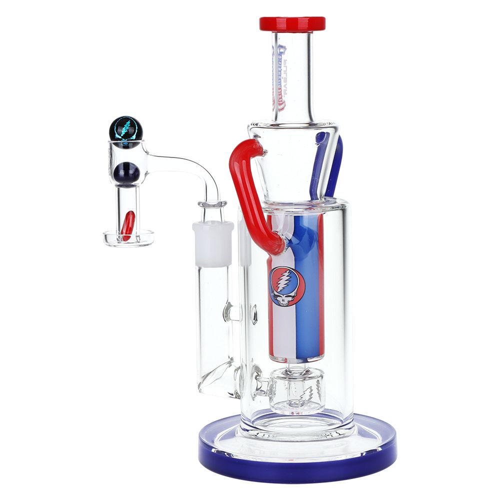 Grateful Dead x Pulsar Cascade Waterfall Recycler Rig Set - 9" / 14mm F, BDD Wholesale