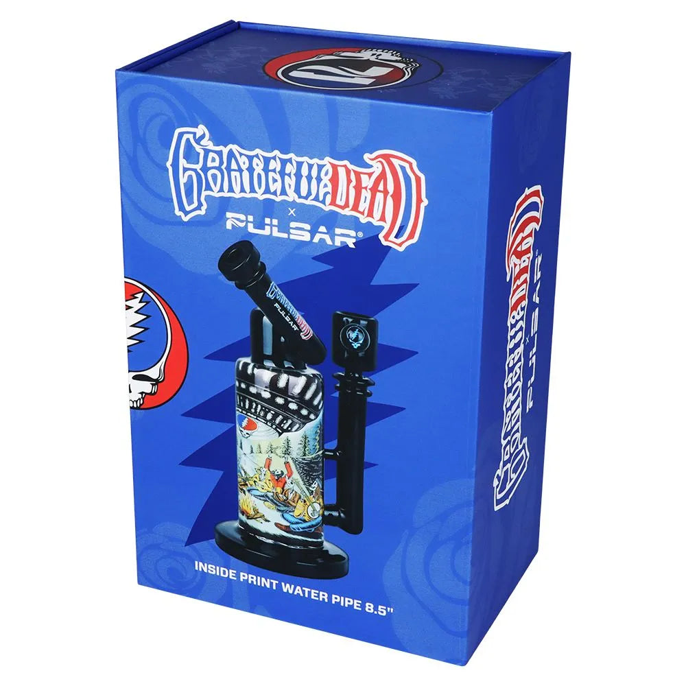 Grateful Dead x Pulsar Inside Print Water Pipe - 8.5" / 14mm F / UFO Jam, BDD Wholesale
