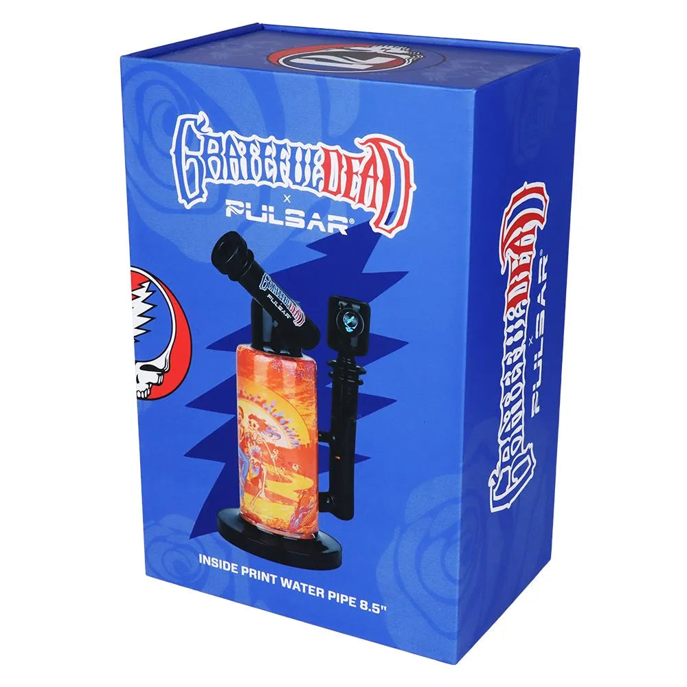 Grateful Dead x Pulsar Inside Print Water Pipe - 8.5" / 14mm F / Sunset Dance, BDD Wholesale