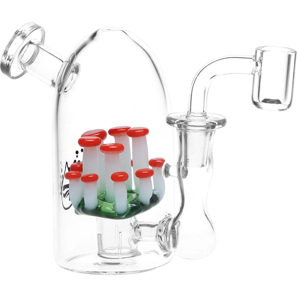 Pulsar There's Not Mushroom Left In Here Mini Glass Dab Rig - 4.75" / 14mm F, BDD Wholesale