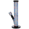 Pulsar Inside Print Straight Tube Glass Water Pipe | 11.25" | 14mm F, BDD Wholesale