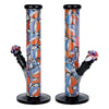 The Grateful Dead x Pulsar Inside Print Straight Tube Glass Water Pipe | 11.25" | 14mm F, BDD Wholesale