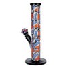 The Grateful Dead x Pulsar Inside Print Straight Tube Glass Water Pipe | 11.25" | 14mm F, BDD Wholesale