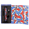 The Grateful Dead x Pulsar Inside Print Straight Tube Glass Water Pipe | 11.25" | 14mm F, BDD Wholesale