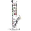 Pulsar Design Series Straight Tube Glass Water Pipe | 12" | 14mm F, BDD Wholesale