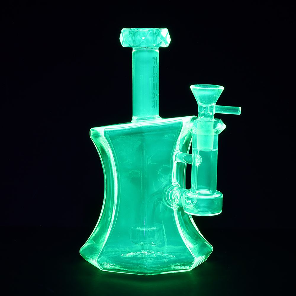 Pulsar Drippy Diamonds Glass Water Pipe | 7.5" | 14mm F, BDD Wholesale
