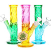 SeshGear Twist Ombre Straight Tube Glass Water Pipe | 7.75" | 14mm F, BDD Wholesale