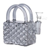 SeshGear Luxury Hand Bag Glass Water Pipe - 5.25" / 14mm F / Colors Vary, BDD Wholesale