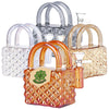 SeshGear Luxury Hand Bag Glass Water Pipe - 5.25" / 14mm F / Colors Vary, BDD Wholesale