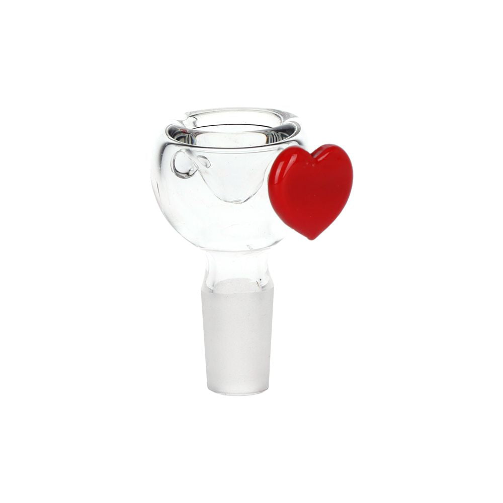 Pulsar Valentines Heart Vase Glass Water Pipe - 8.25" / 14mm F, BDD Wholesale