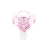 Pulsar Double Kiss Heart Glass Water Pipe - 11" / 14mm F, BDD Wholesale