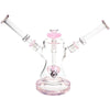 Pulsar Date Night: Part 2 Dual Neck Glass Water Pipe | 8.5" | 14mm F, BDD Wholesale