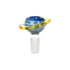 Pulsar Rings of Saturn Bubble Base Glass Water Pipe - 12.75" / 14mm F, BDD Wholesale