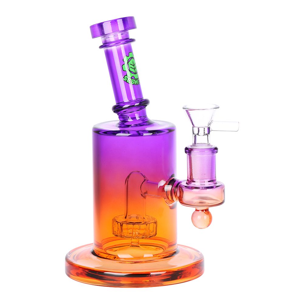 SeshGear Ombre Glass Water Pipe | 7.5" | 14mm F, BDD Wholesale