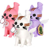 3CT BUNDLE - SeshGear Celestial Kitty Friend Silicone Water Pipe - 5.5" / 14mm F / Assorted Colors, BDD Wholesale
