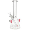 SeshGear Kitty Whiskers Beaker Glass Water Pipe - 9.75" / 14mm F, BDD Wholesale