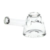 Pulsar Slant Neck Beaker Glass Water Pipe Zippered Case Travel Kit - 7" / Clear, BDD Wholesale